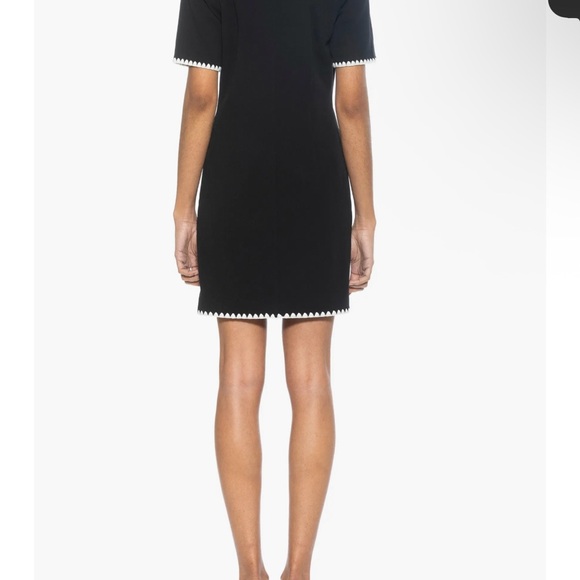 ✨ Elegant Black & White Mini Dress – Size 2 ✨ - Picture 3 of 12